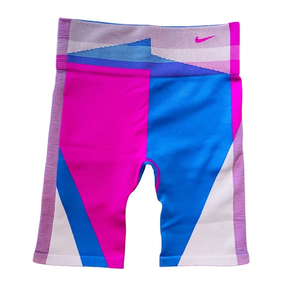 Nike Pro Dri-FIT Training Shorts Compression Colorful Geometric Design Large - Picture 3 of 7